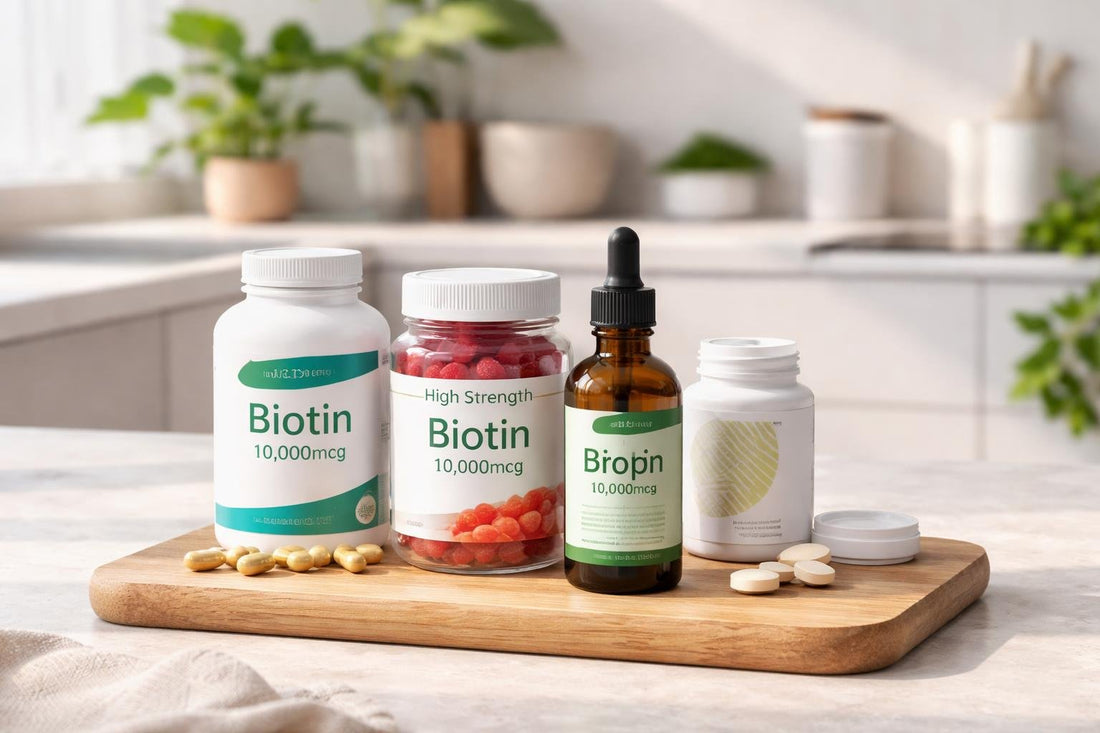 Vitamin B7 biotin supplements in tablets gummies and drops