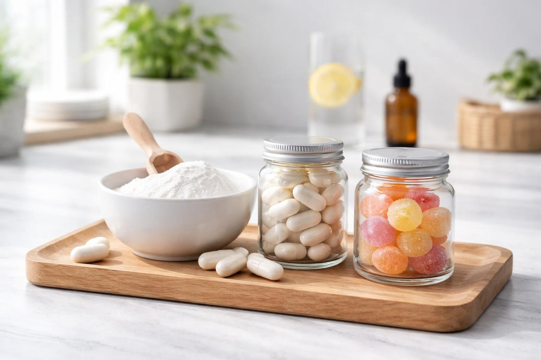 Vitamin B8 inositol supplements in capsules powder and gummies