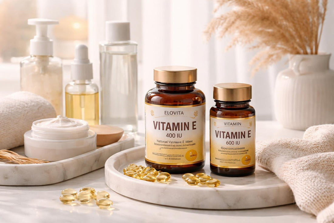 Vitamin E supplements and winter skincare essentials