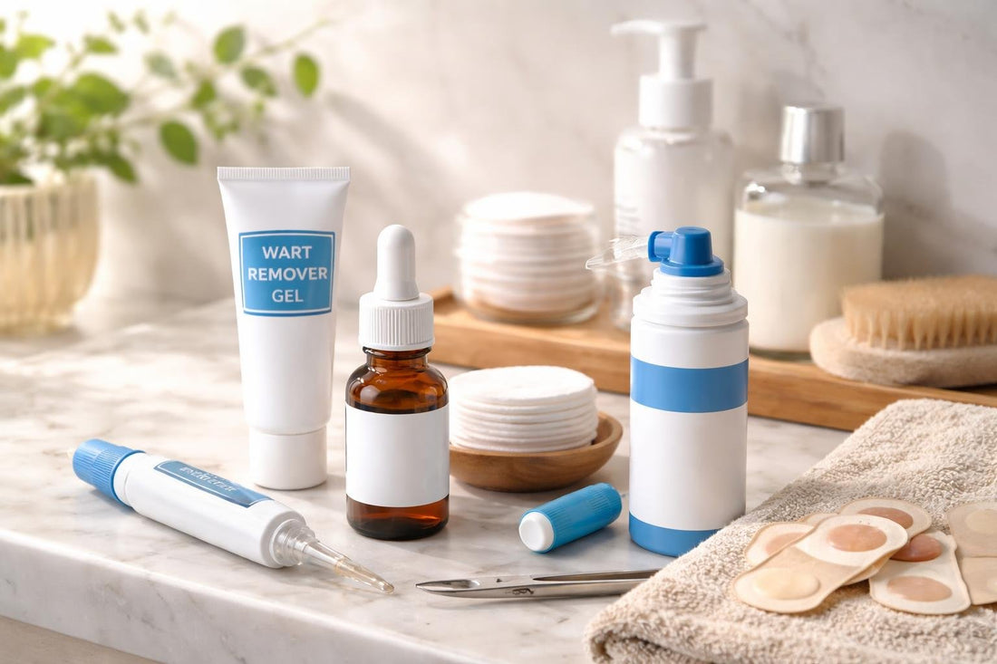 Close-up wart removal products and sensitive skin care
