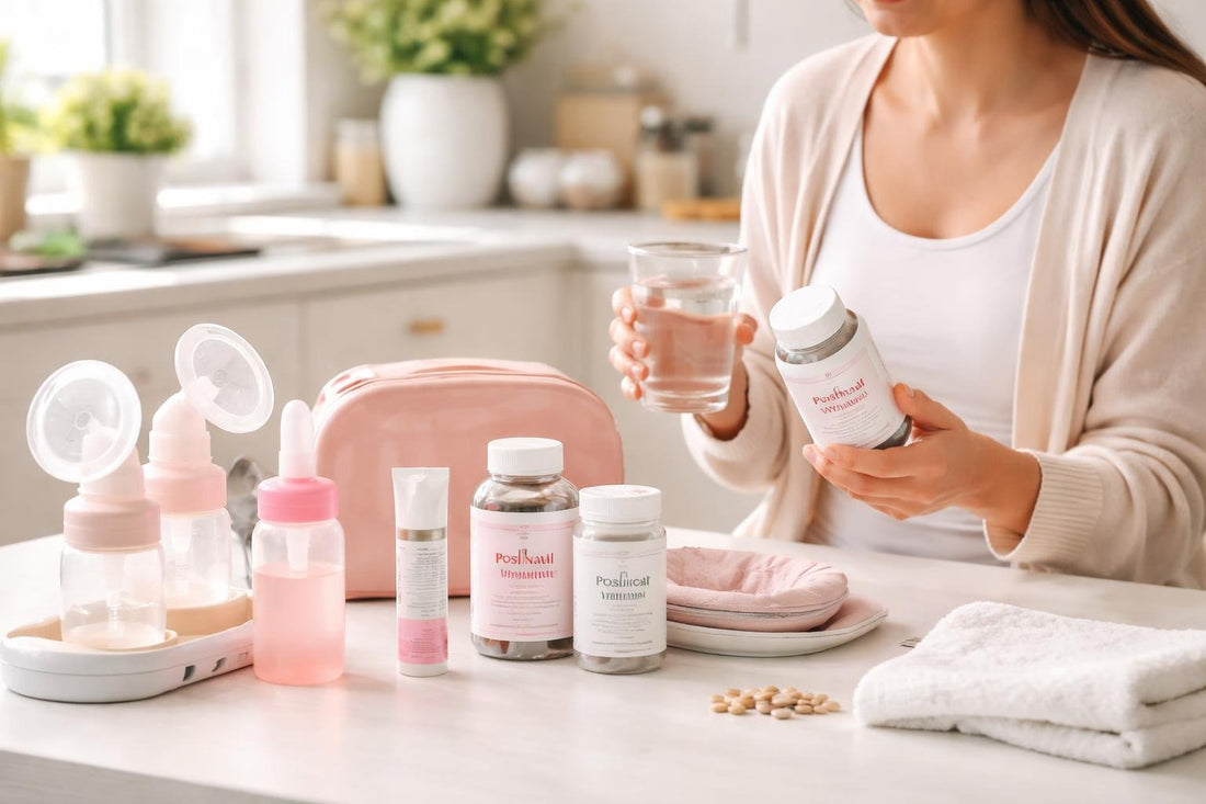 New mum using women’s health care kit at home