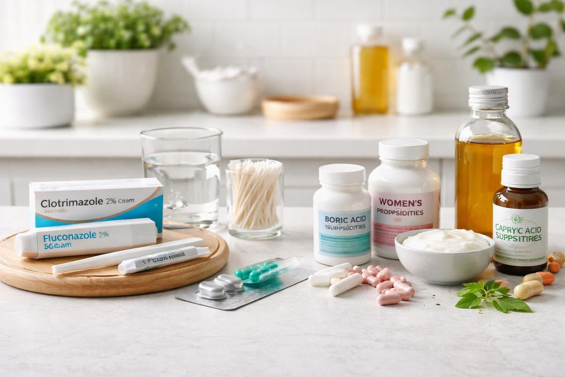 vs of yeast infection treatment options and products