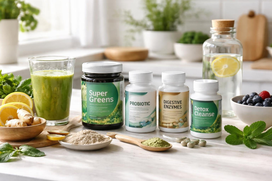 Detox and cleanse supplements for gentle weight management support