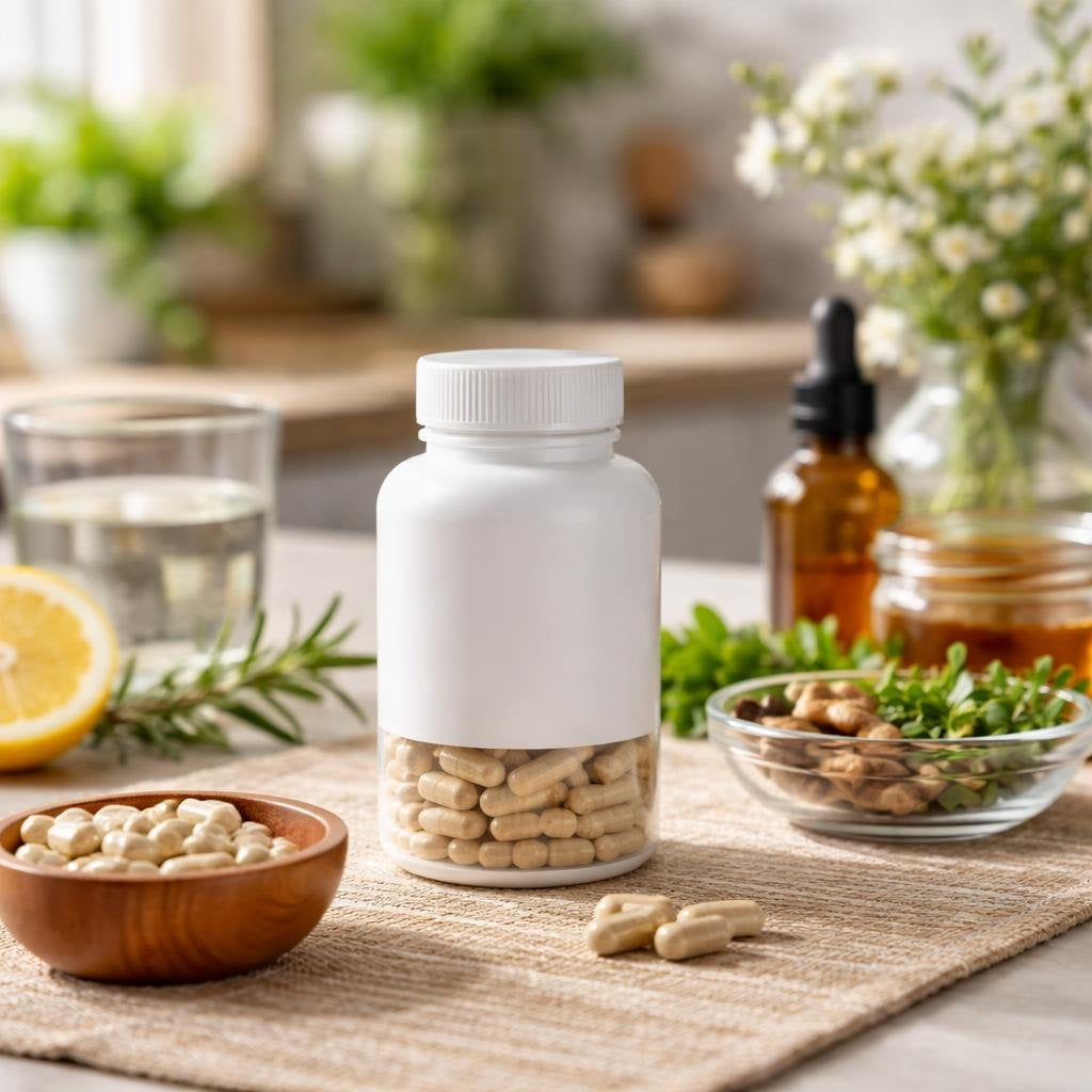 Adrenal extract capsules for everyday nutritional support