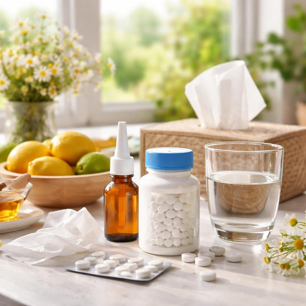 Allergy medicines for hay fever, sinus and eye relief