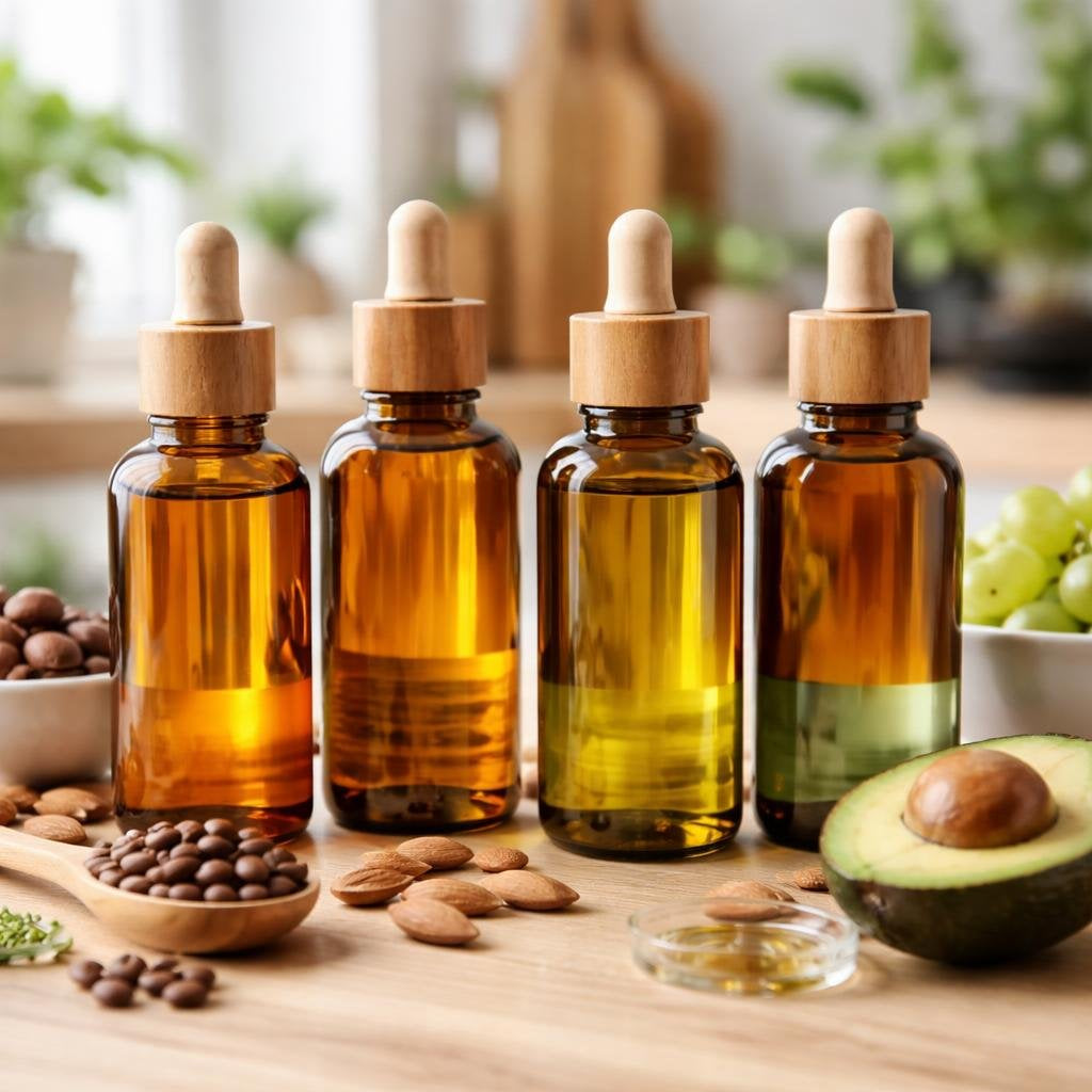 Plant-based carrier oils for skin and hair care