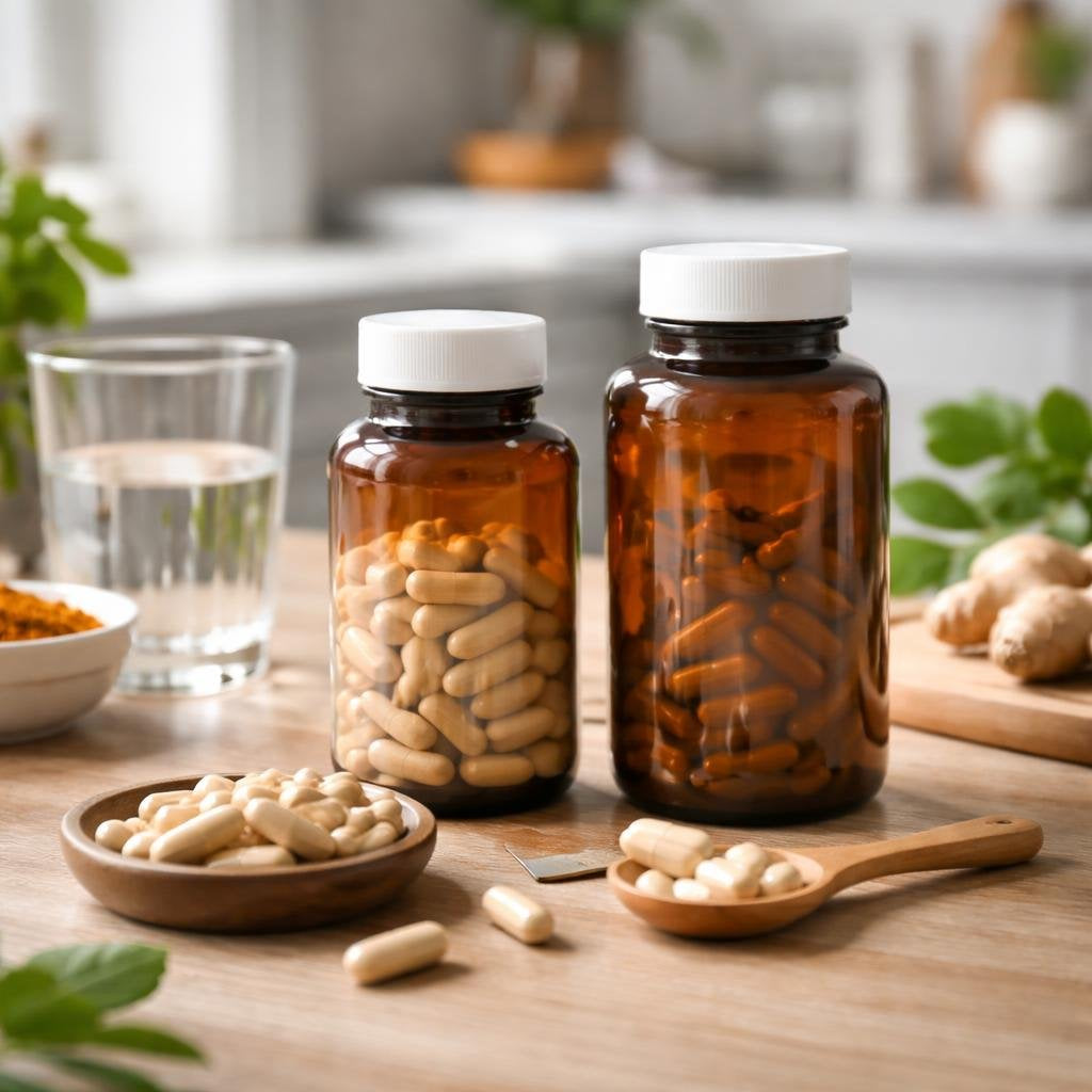 Chondroitin and glucosamine capsules for joint mobility support