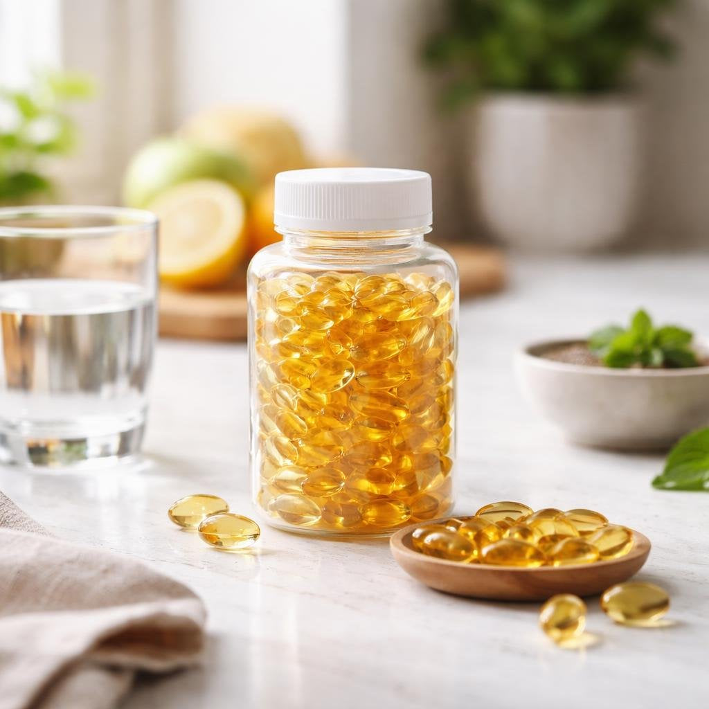 CLA capsules supporting weight loss and body composition