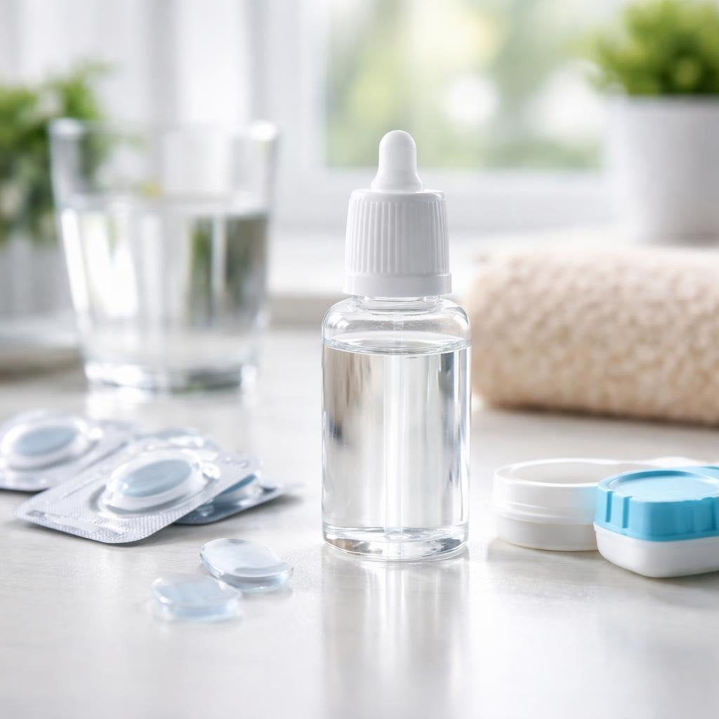 Rewetting drops to refresh dry contact lenses