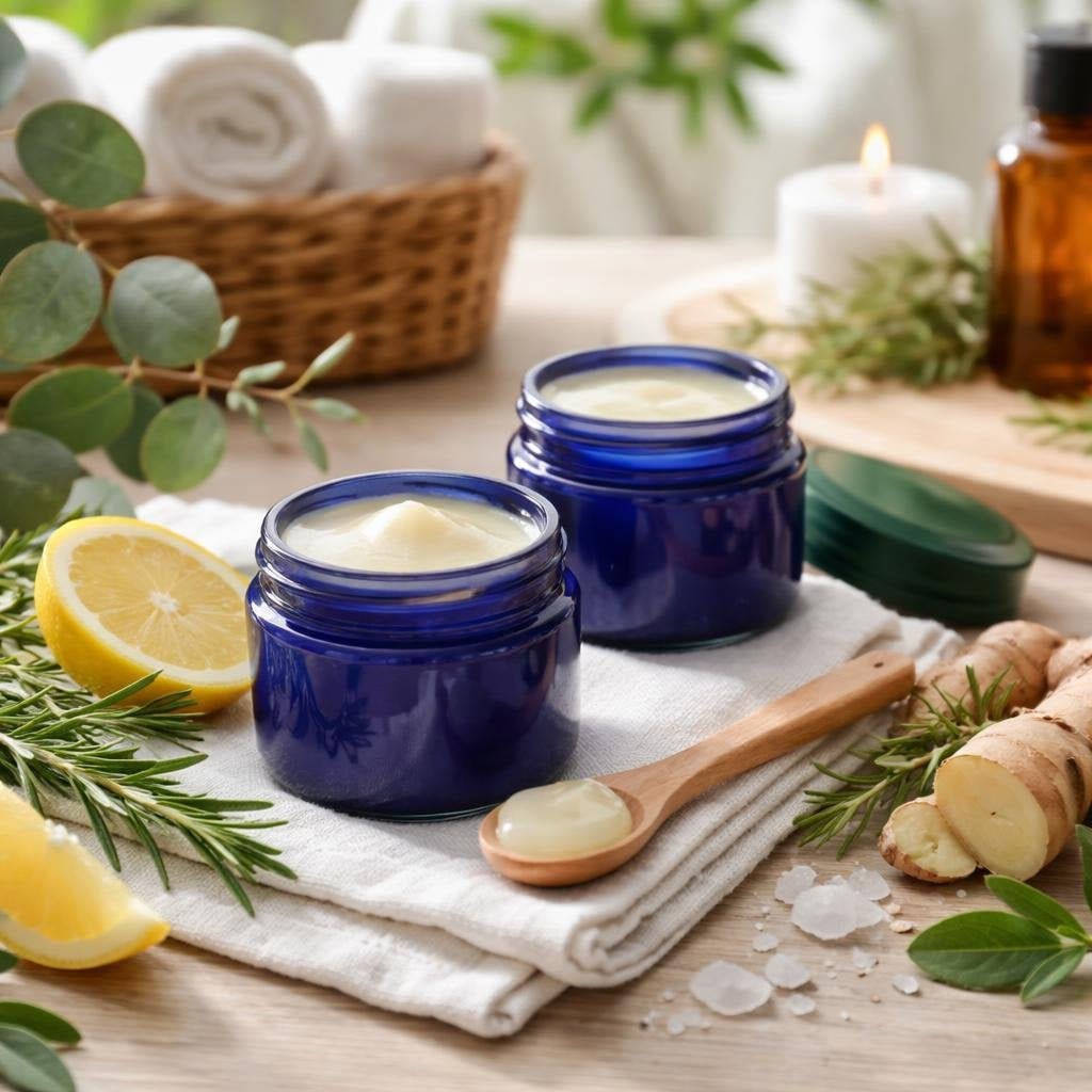 Cough and cold chest rub balm with menthol vapour