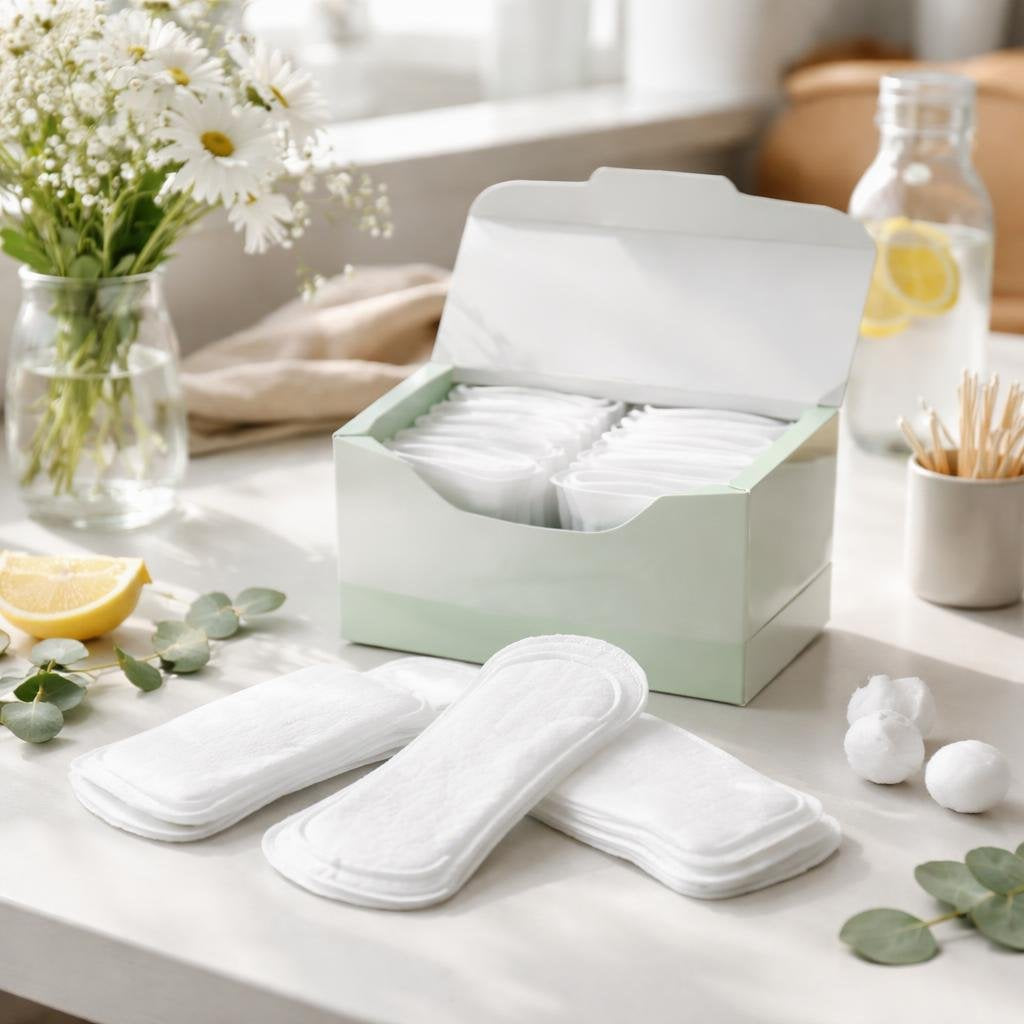 Breathable daily panty liners for discreet comfort