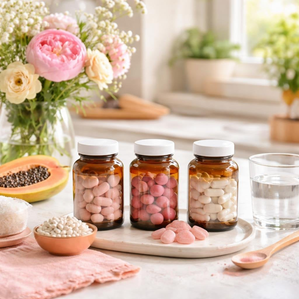 Feminine care washes, wipes and powders collection