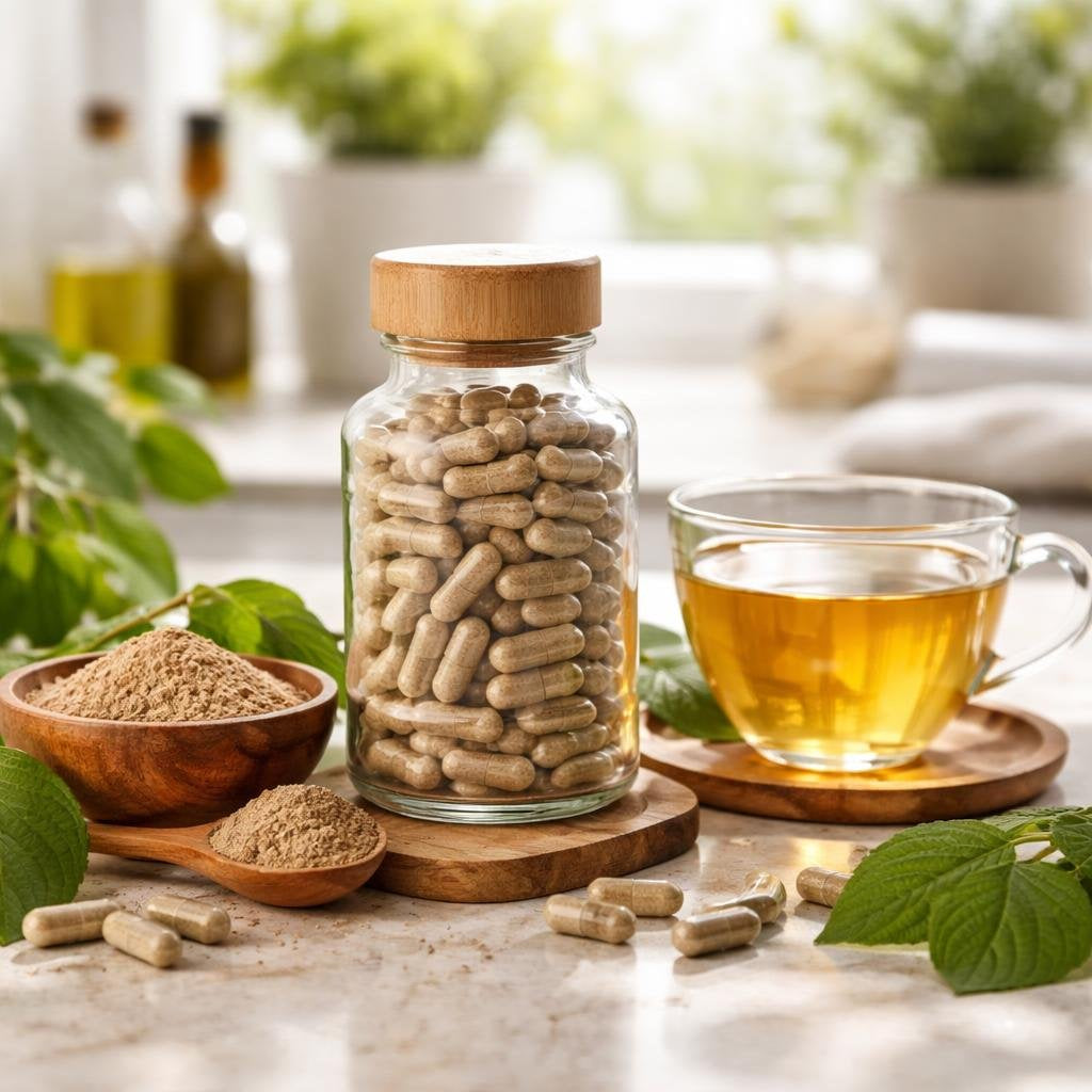 Kava kava supplements with clear labels and extracts