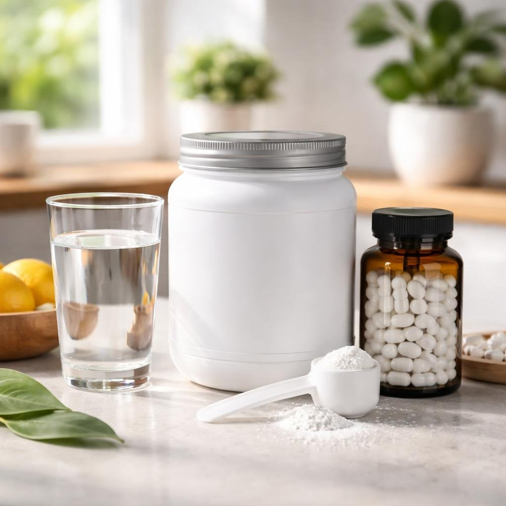 L-glutamine powder and capsules for daily recovery support