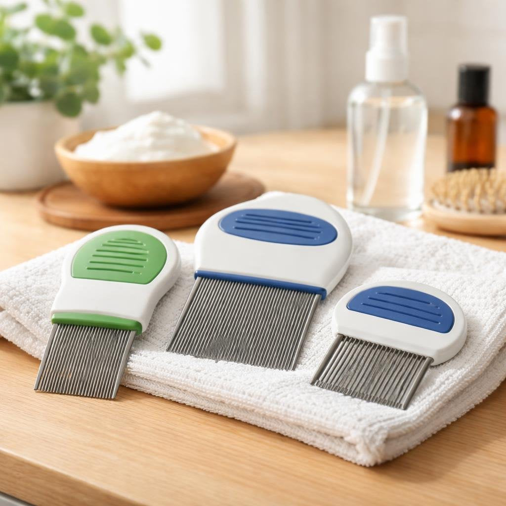 Fine-tooth nit comb for reliable head lice checks