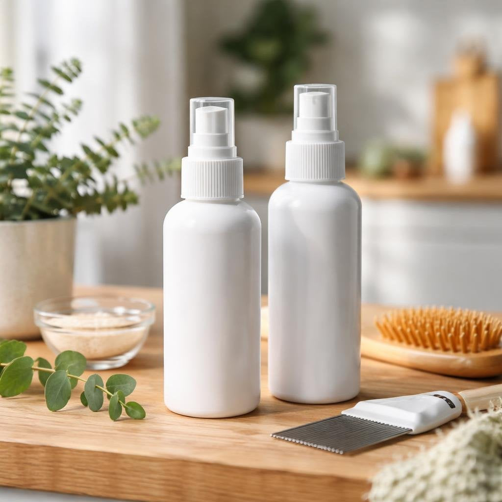Lice treatment spray for scalp and hair coverage
