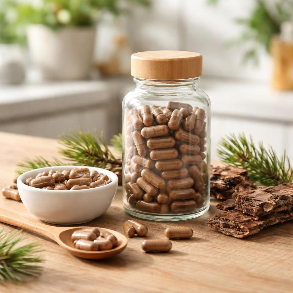 French maritime pine bark extract capsules for daily use