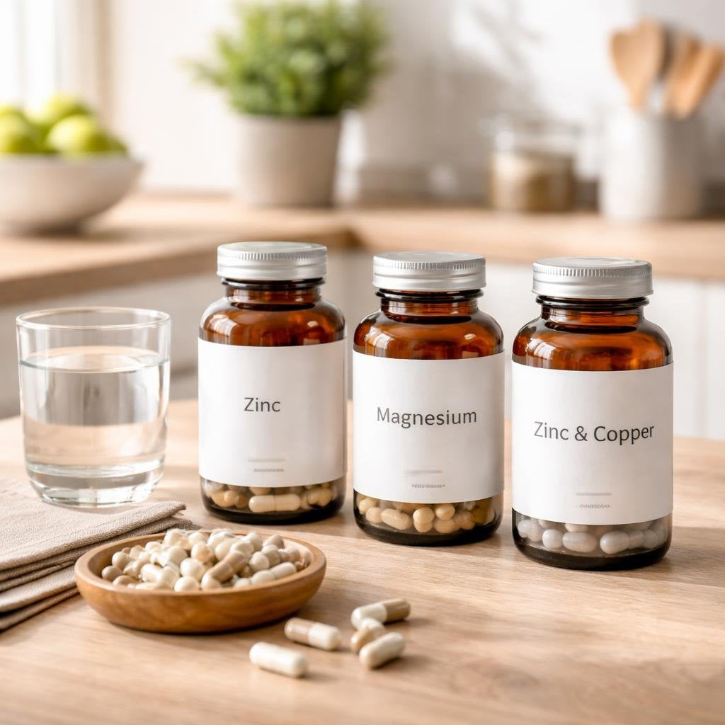 Mineral supplement capsules and tablets for daily support