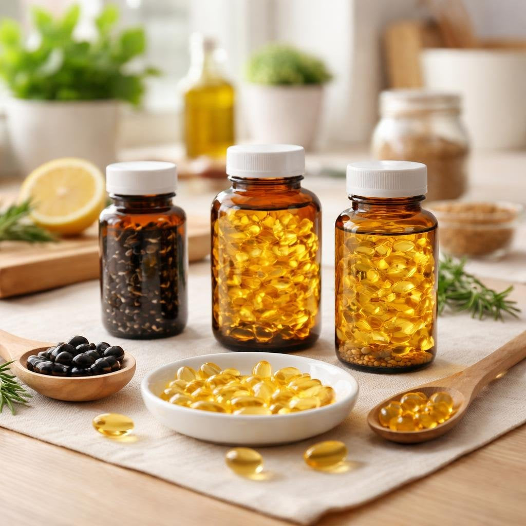 Omega-3 essential fatty acid softgel capsules