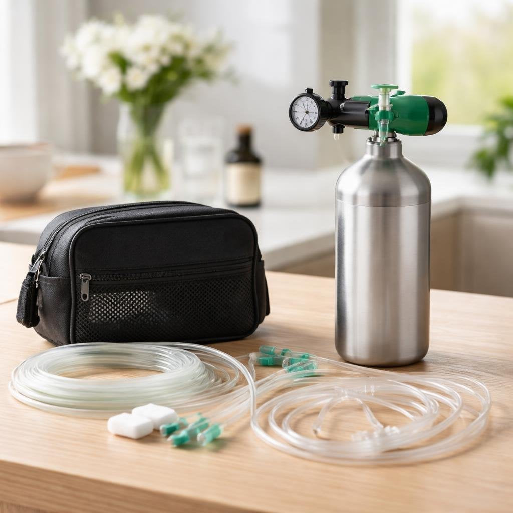Oxygen accessories for tubing, adaptors and connectors