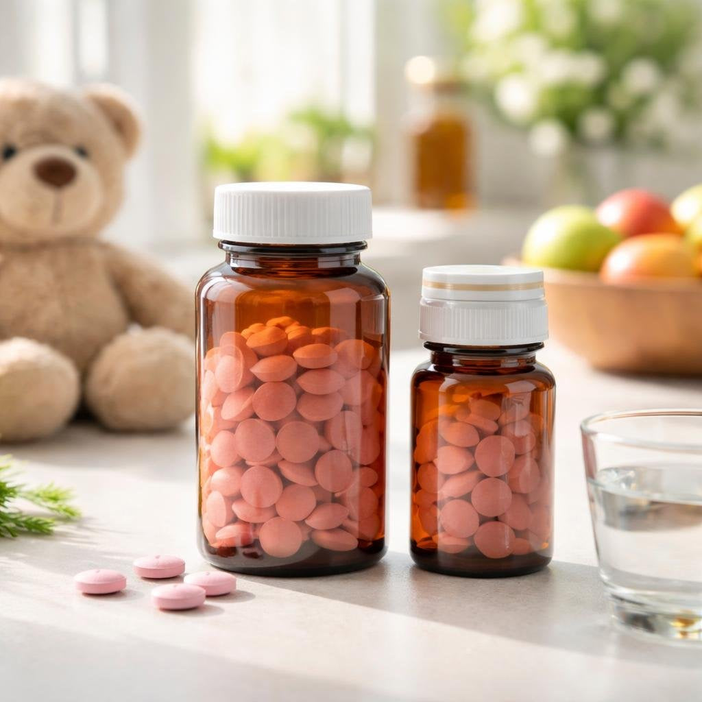 Paediatric aspirin pain relief range for family care