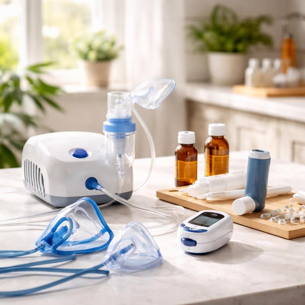 Respiratory aids and CPAP accessories for daily home care