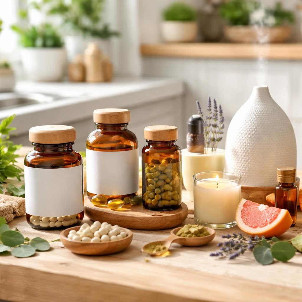 Wellness and relaxation range for calm evening routines