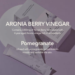 Dispense action of 107 ARONIA jelly stick for quick daily supplementation