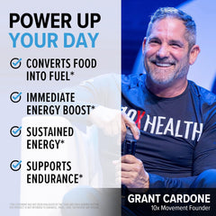 Ingredient panel highlights BCAAs in 10X Energy Wave Crusher