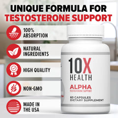 10X Health System Alpha capsules dispense shot for everyday performance.