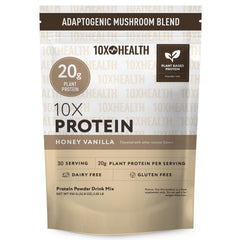 10X Health System vegan protein powder bottle for plant-based protein support.