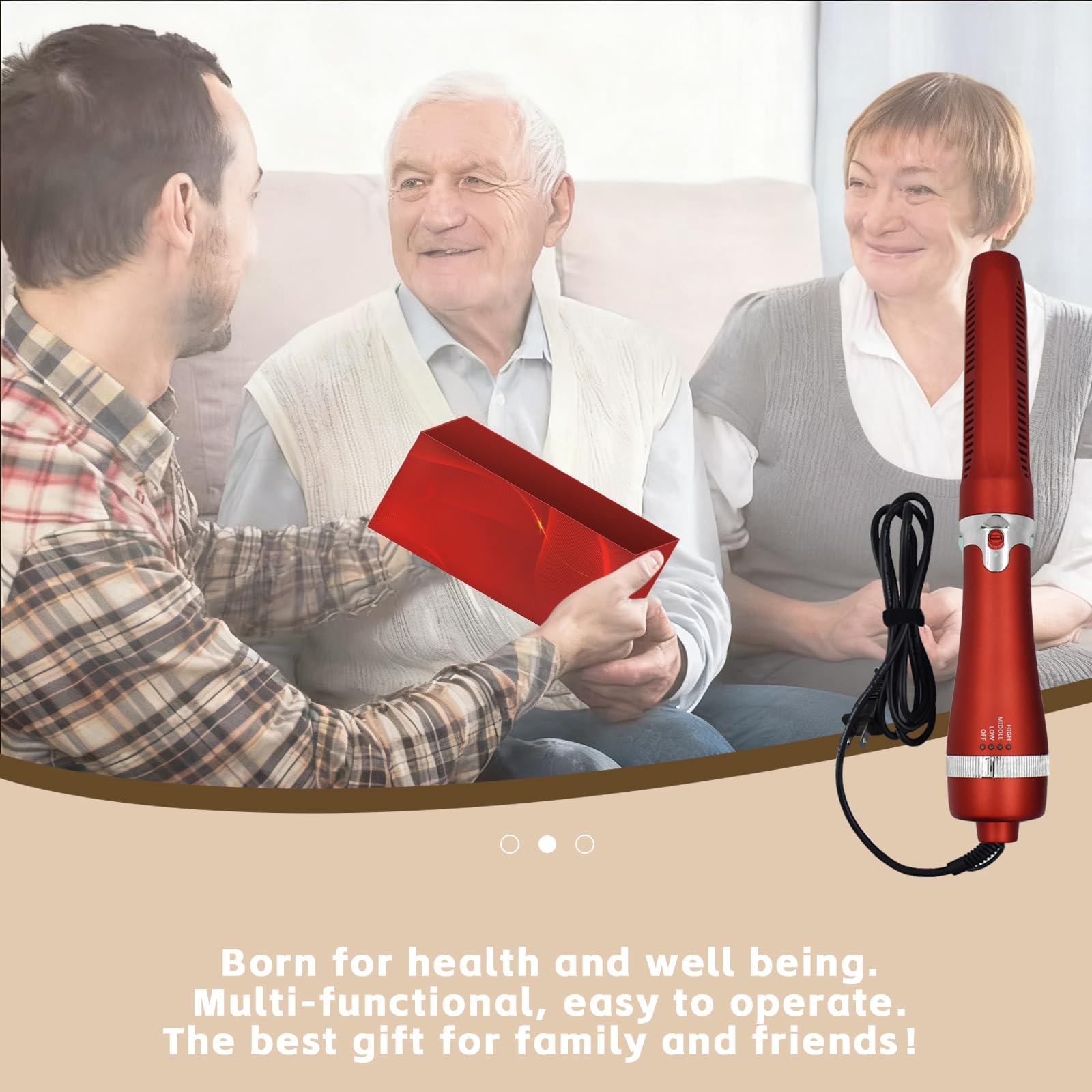 11.0 Terahertz Therapy Wand is easy-to-use for daily relaxation.