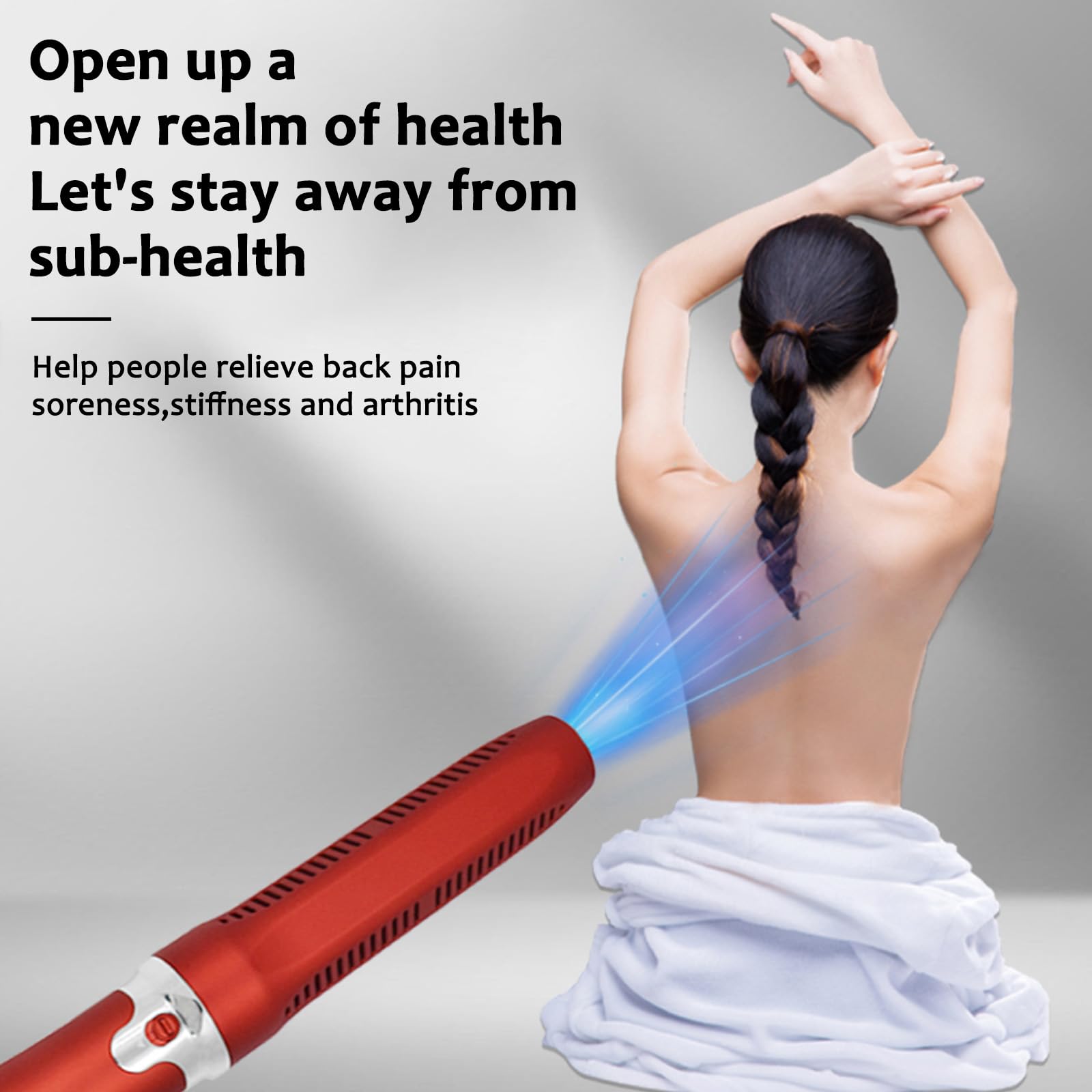11.0 Terahertz Therapy Wand used with water for refreshing hydration.