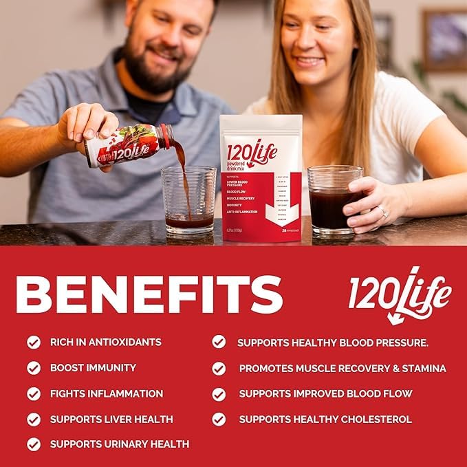 120LIFE Beet root powder adds natural color and flavor to your daily drink