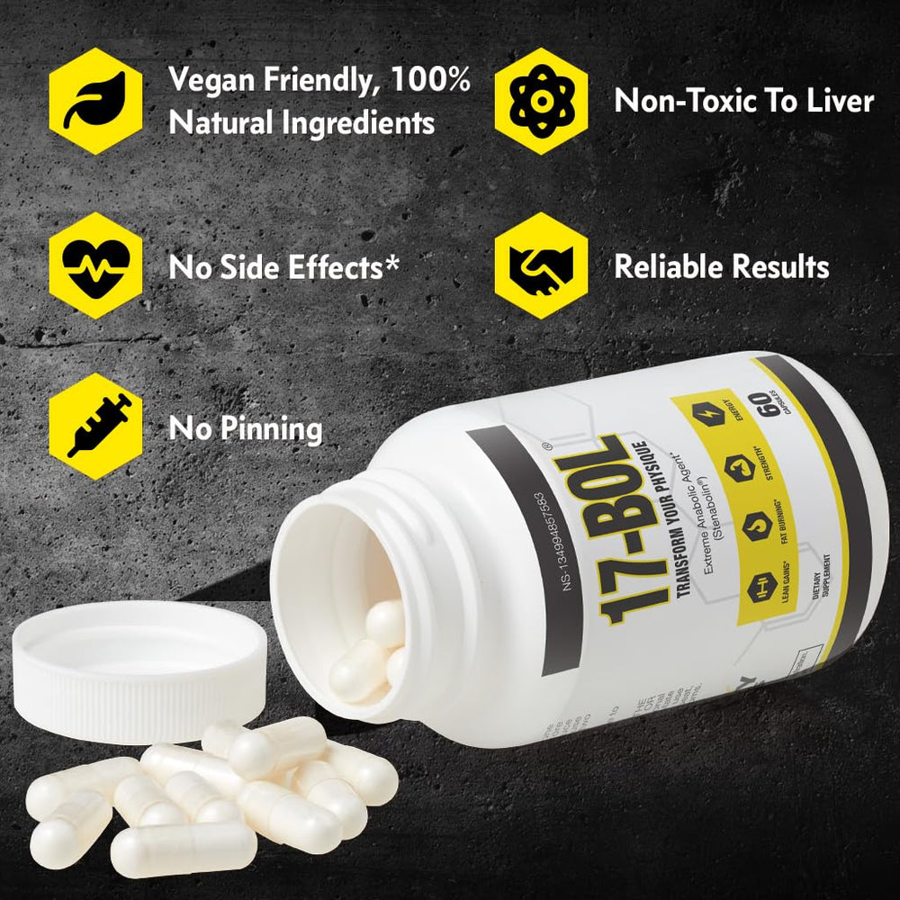 Gym scene suggesting strength and endurance with 17-BOL Avry Labs
