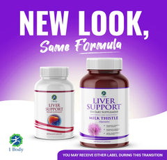 1Body Liver Cleanse capsules closeup for convenient liver support