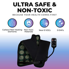 1Love Far Infrared Heating Pad deeper heat penetrates muscles for targeted warmth
