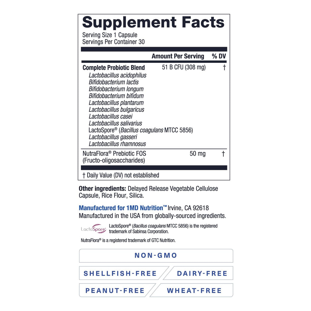 Multiple bottles in a home setup suggest family-friendly probiotic routine.