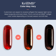 1MD KrillMD no fishy aftertaste softgels for clean swallowing