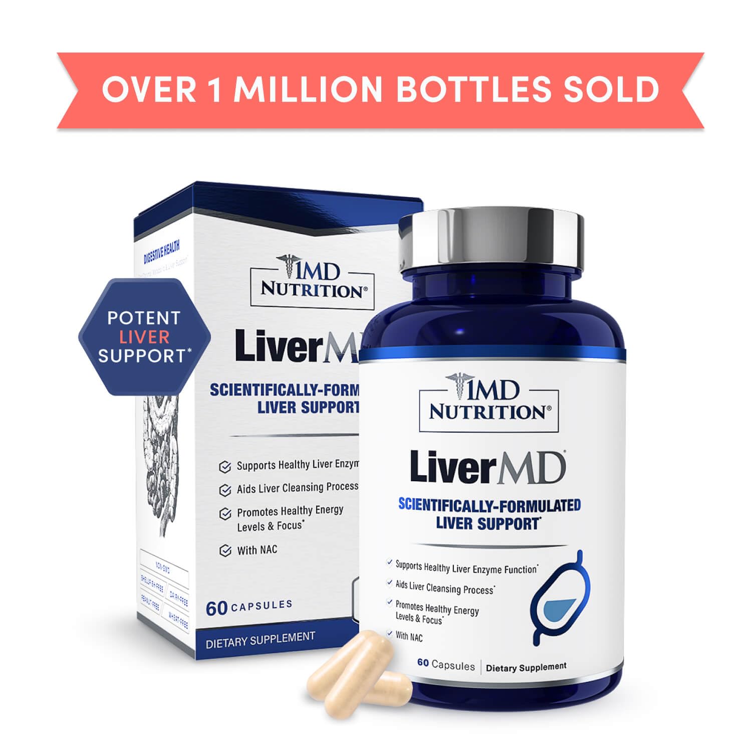 1MD LiverMD EVNolMax focus underscores premium antioxidant support
