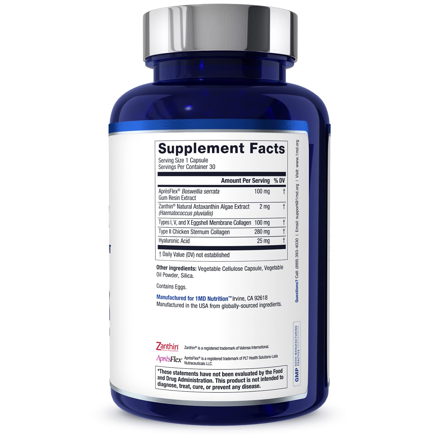 MoveMD ApresFlex boswellia extract highlighted on label
