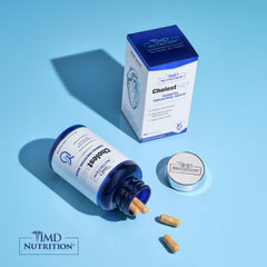 1MD CholestMD two-pack box highlighting value and ongoing support.