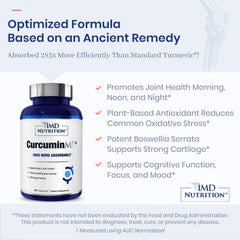 CurcuminMD Plus boswellia capsules closeup for joint comfort