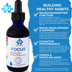1Q Solutions Relax drops with cherry flavor for a pleasant routine.