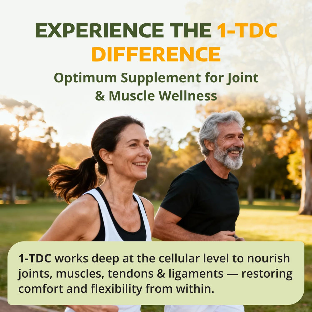 1-TDC Joint label close-up highlights the supplement formula.