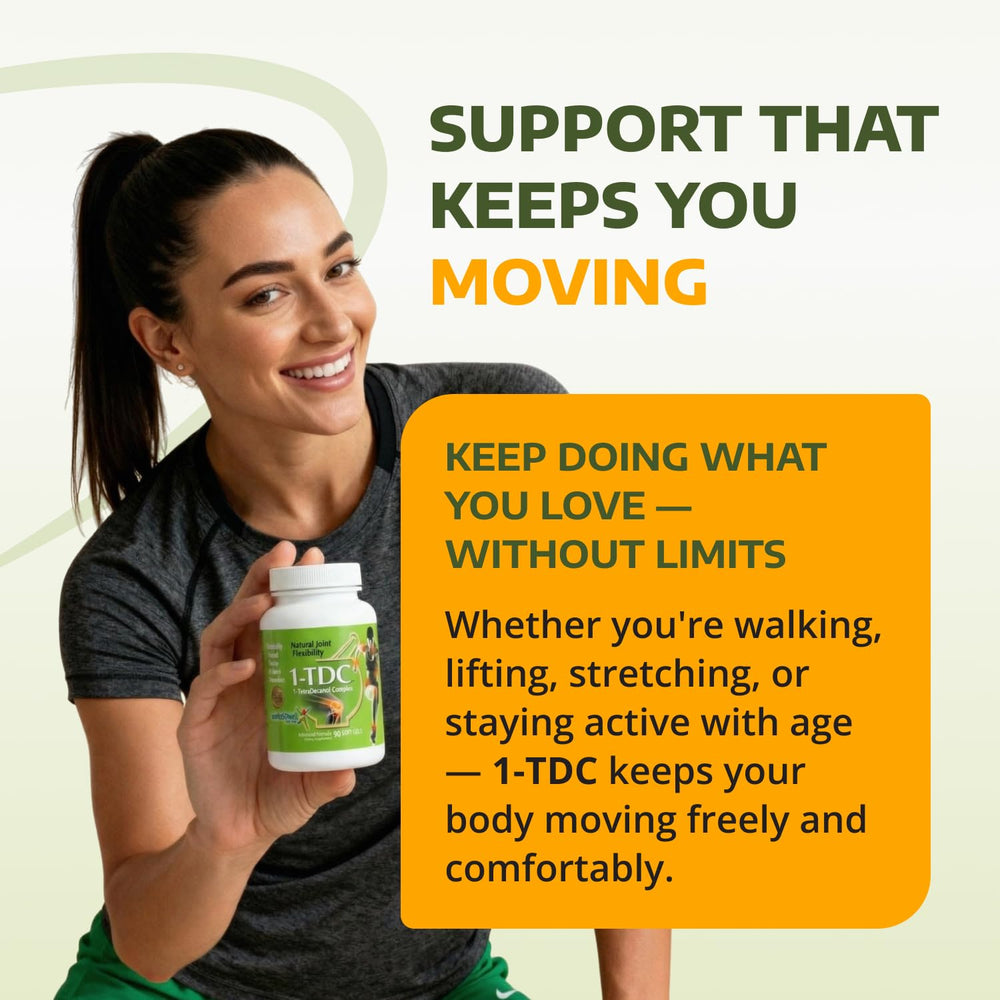 Packaging shows easy daily intake of 1-TDC Joint.