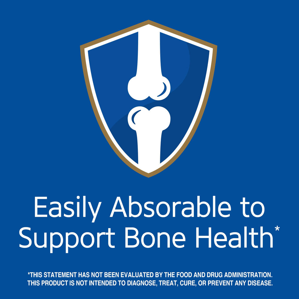 Closeup of 21st Century Calcium Citrate D3 Maximum tablets showing pill shape and color.