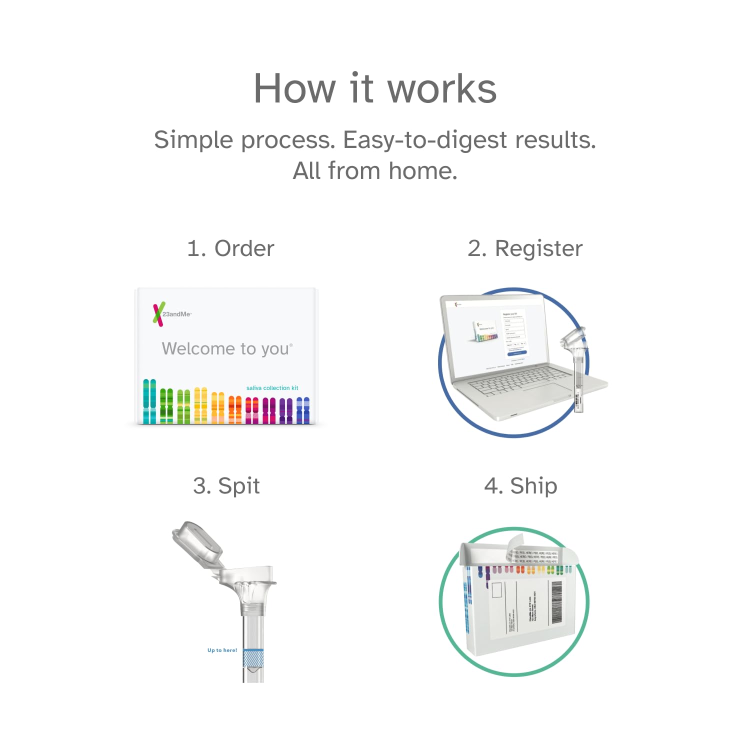 23andMe private secure data emphasizing user control and privacy.