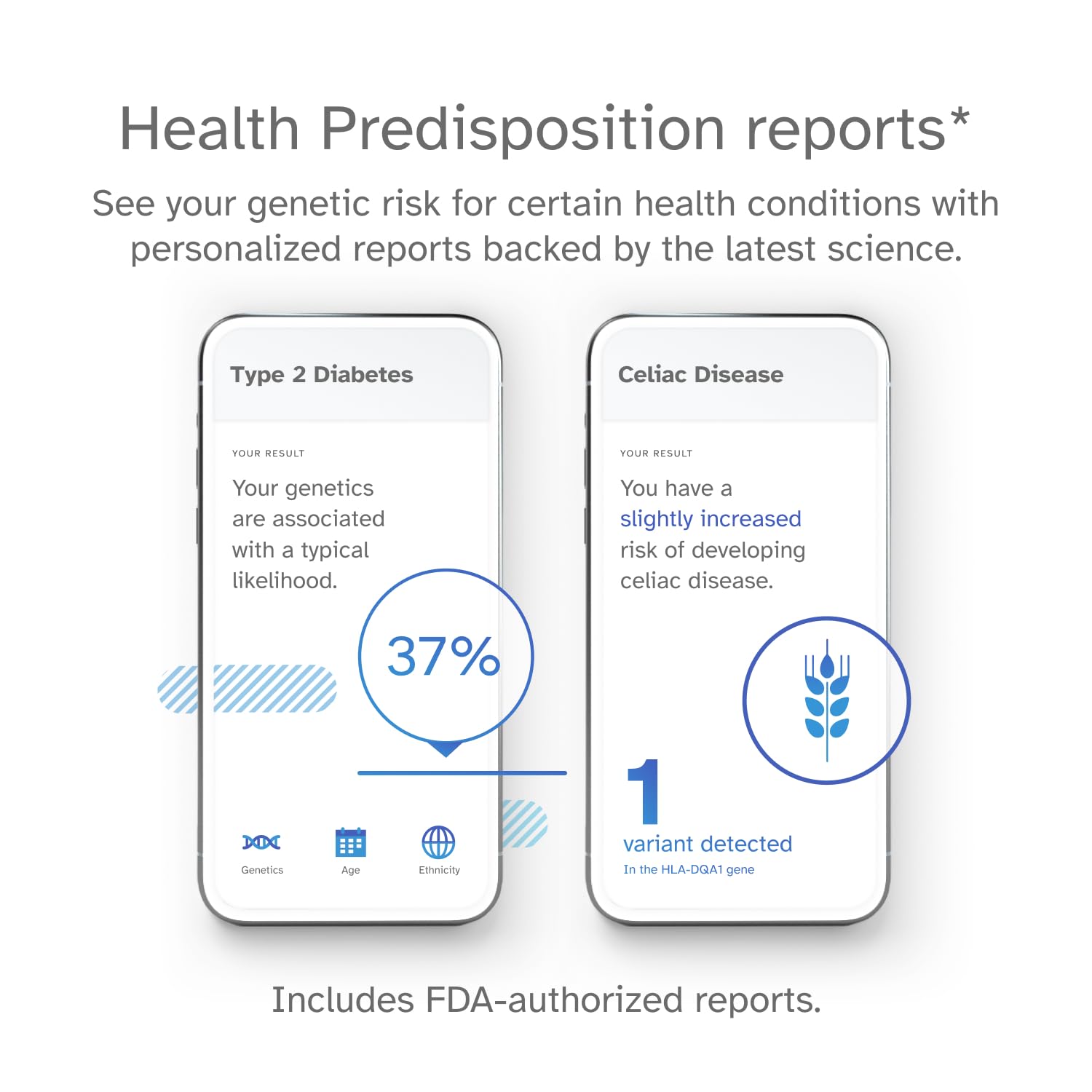 23andMe sample-mailer-prepaid-box: hassle-free return shipping for easy testing.