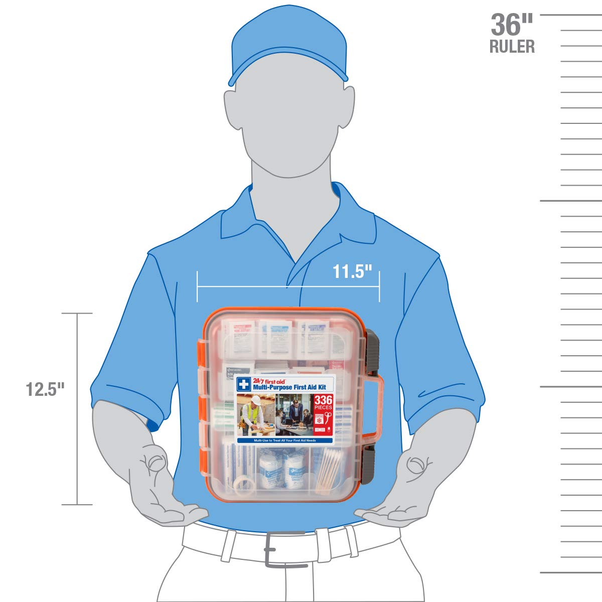 24/7 First Aid kit suitable for car and vehicle safety